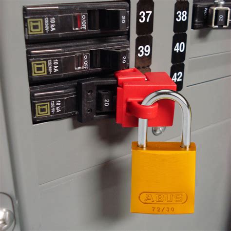 electric fuse box lock|lockable circuit breaker boxes.